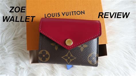 louis vuitton zoe wallet youtube